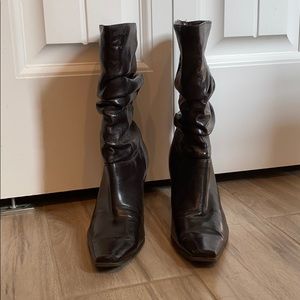 Scrunched Heeled Boots